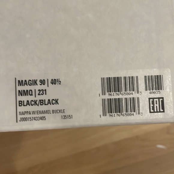 Jimmy Choo Black Leather Boots, Size 9.5 - Picture 3 of 6